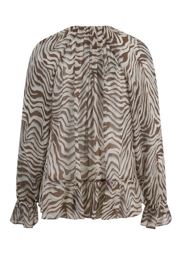 Blouses lange mouw beige RIANI