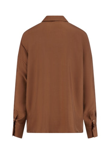 Blouses lange mouw bruin RIANI