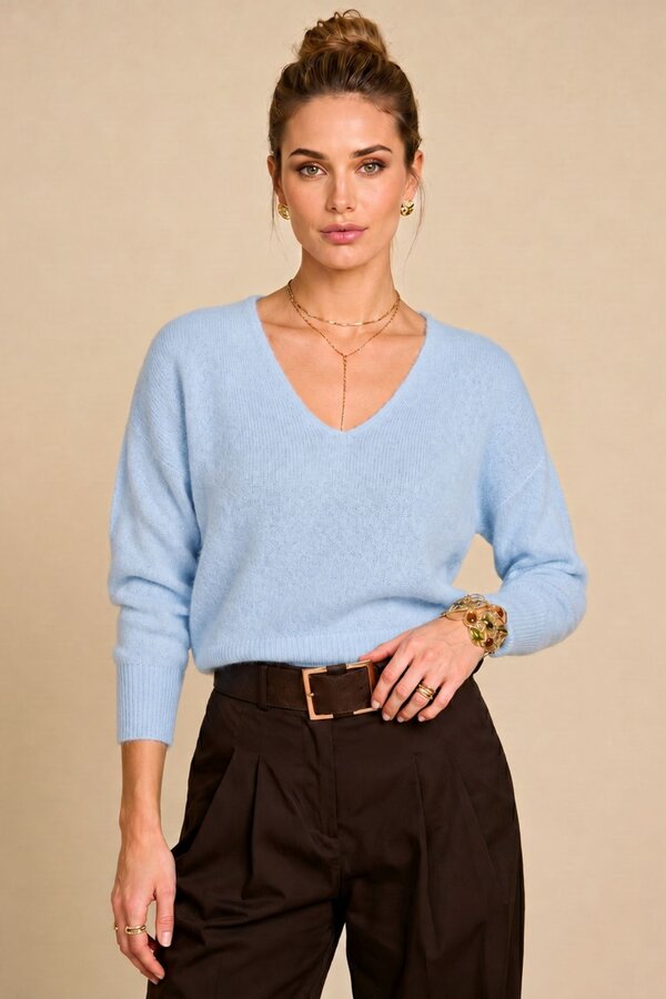 Pulls blauw Due Amanti