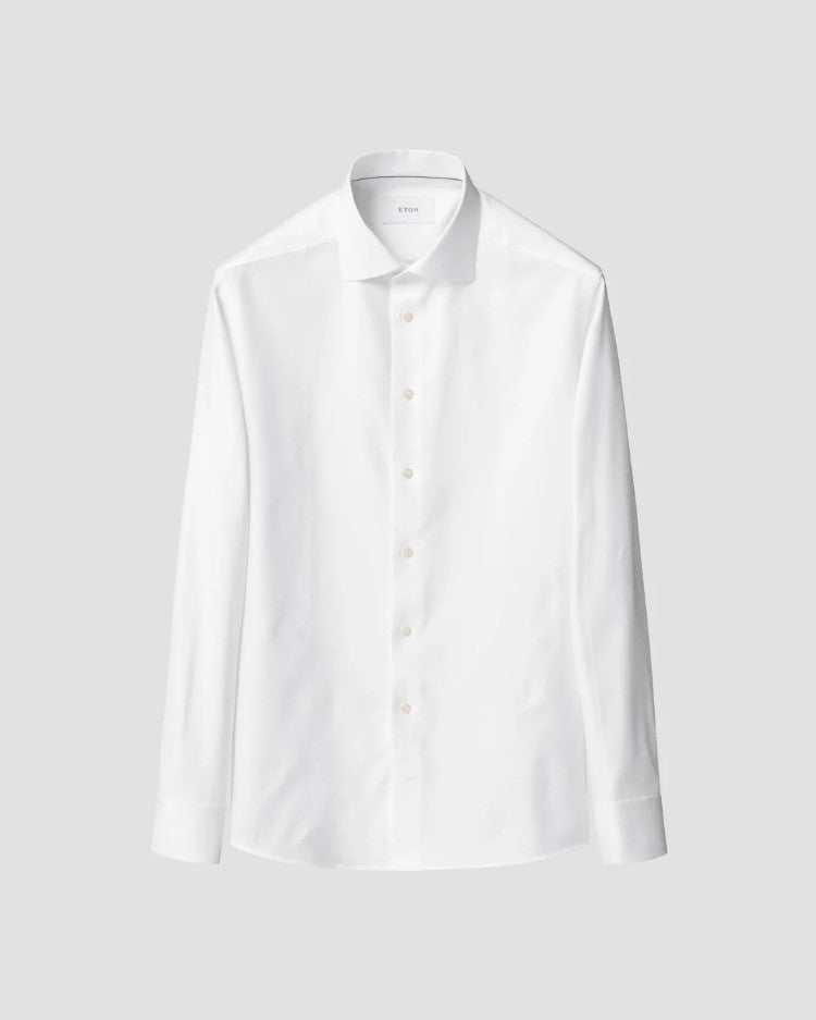 Hemden lange mouw wit ETON SHIRT