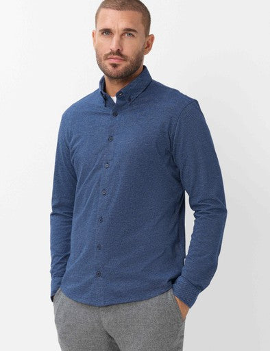 Hemden lange mouw blauw BRAX