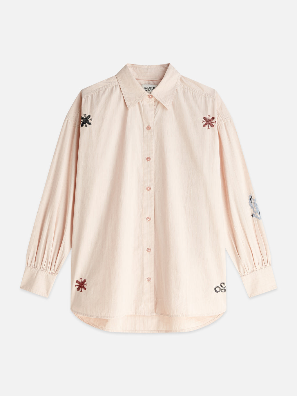 Blouses lange mouw roze Scotch & Soda