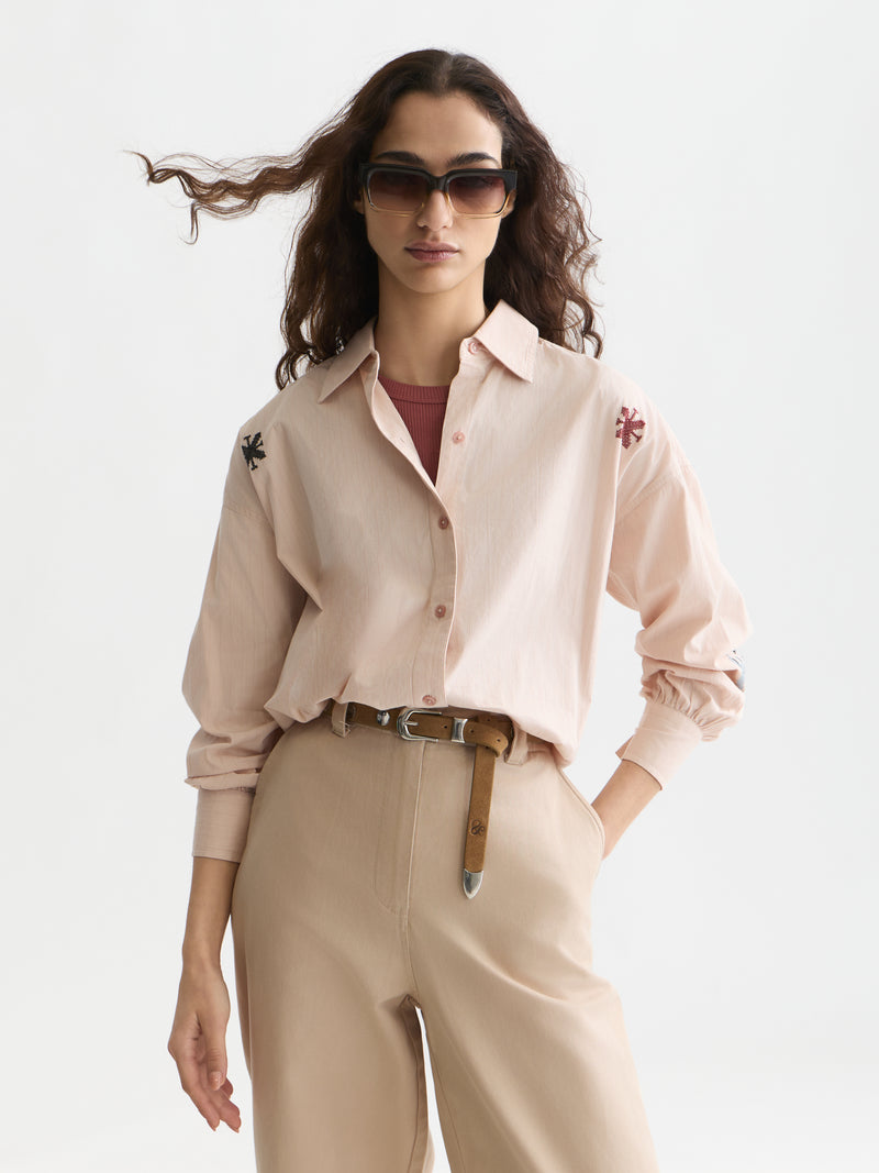 Blouses lange mouw roze Scotch & Soda