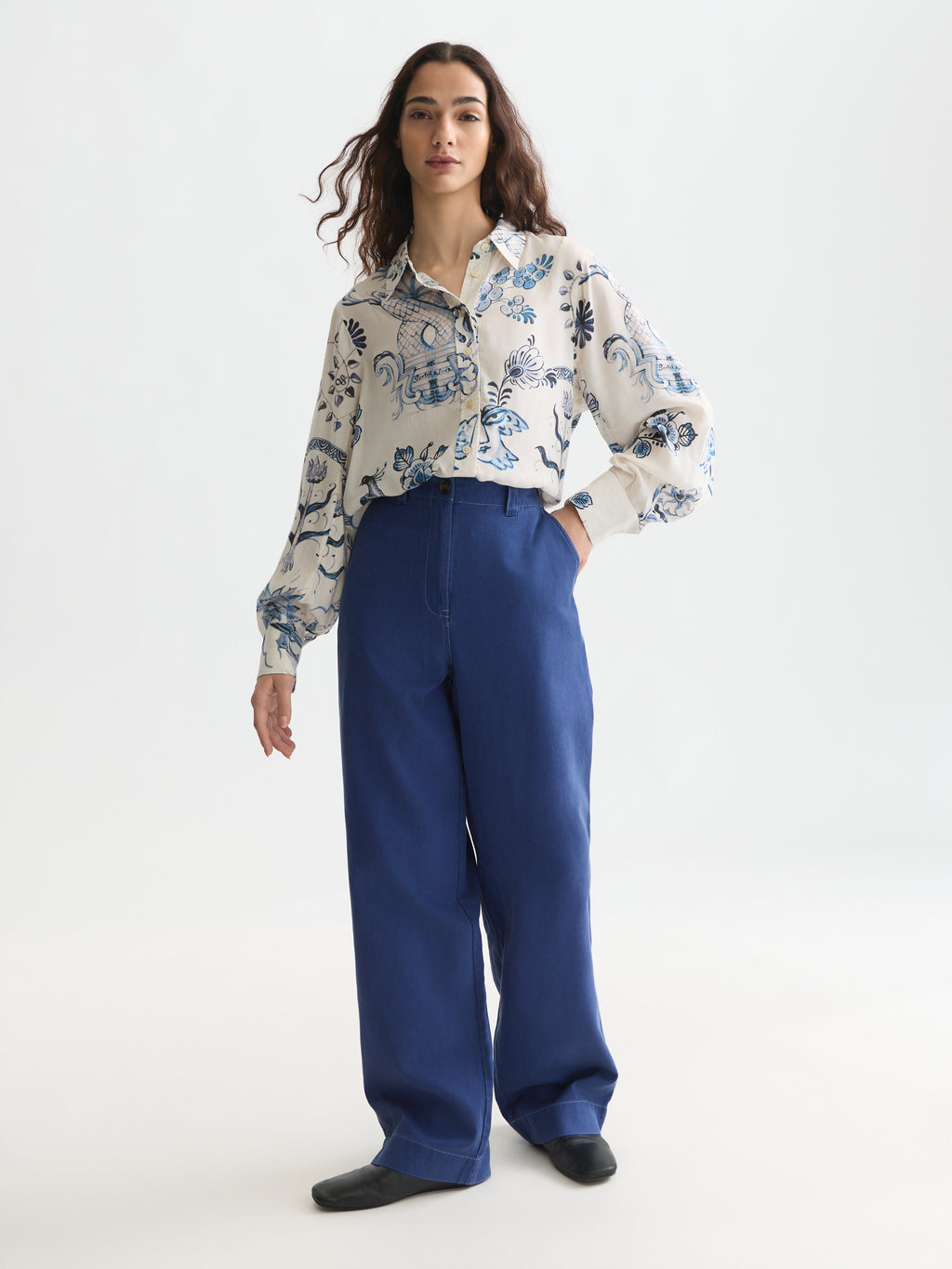 Blouses lange mouw beige Scotch & Soda