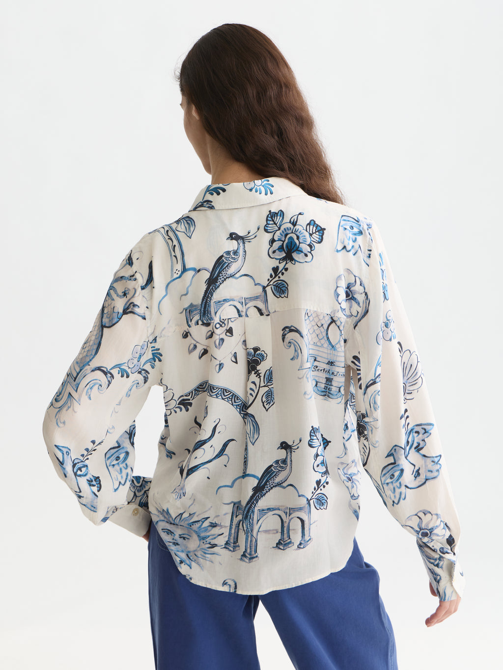 Blouses lange mouw beige Scotch & Soda