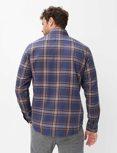 Hemden lange mouw navy BRAX