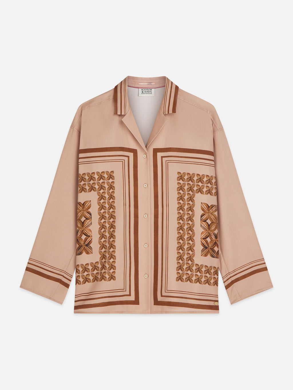 Blouses lange mouw roze Scotch & Soda