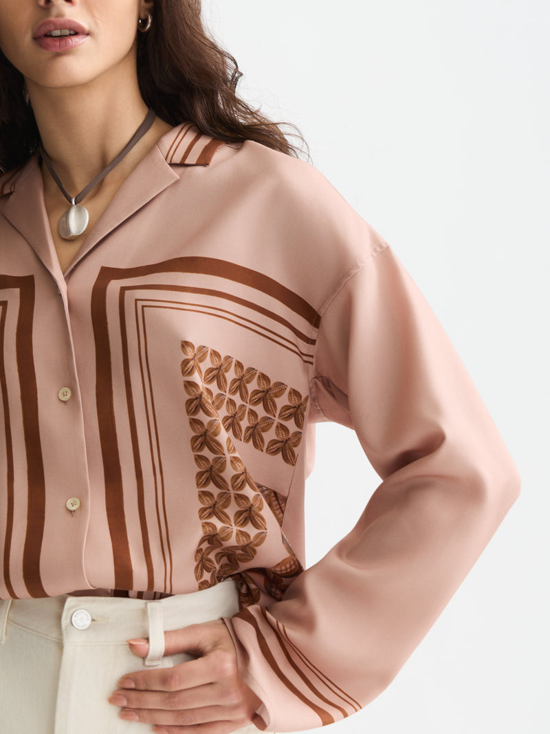 Blouses lange mouw roze Scotch & Soda