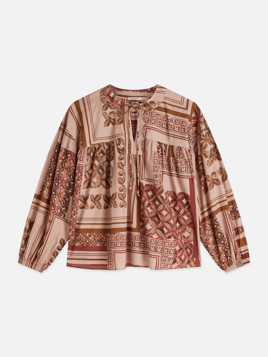 Blouses lange mouw roze Scotch & Soda