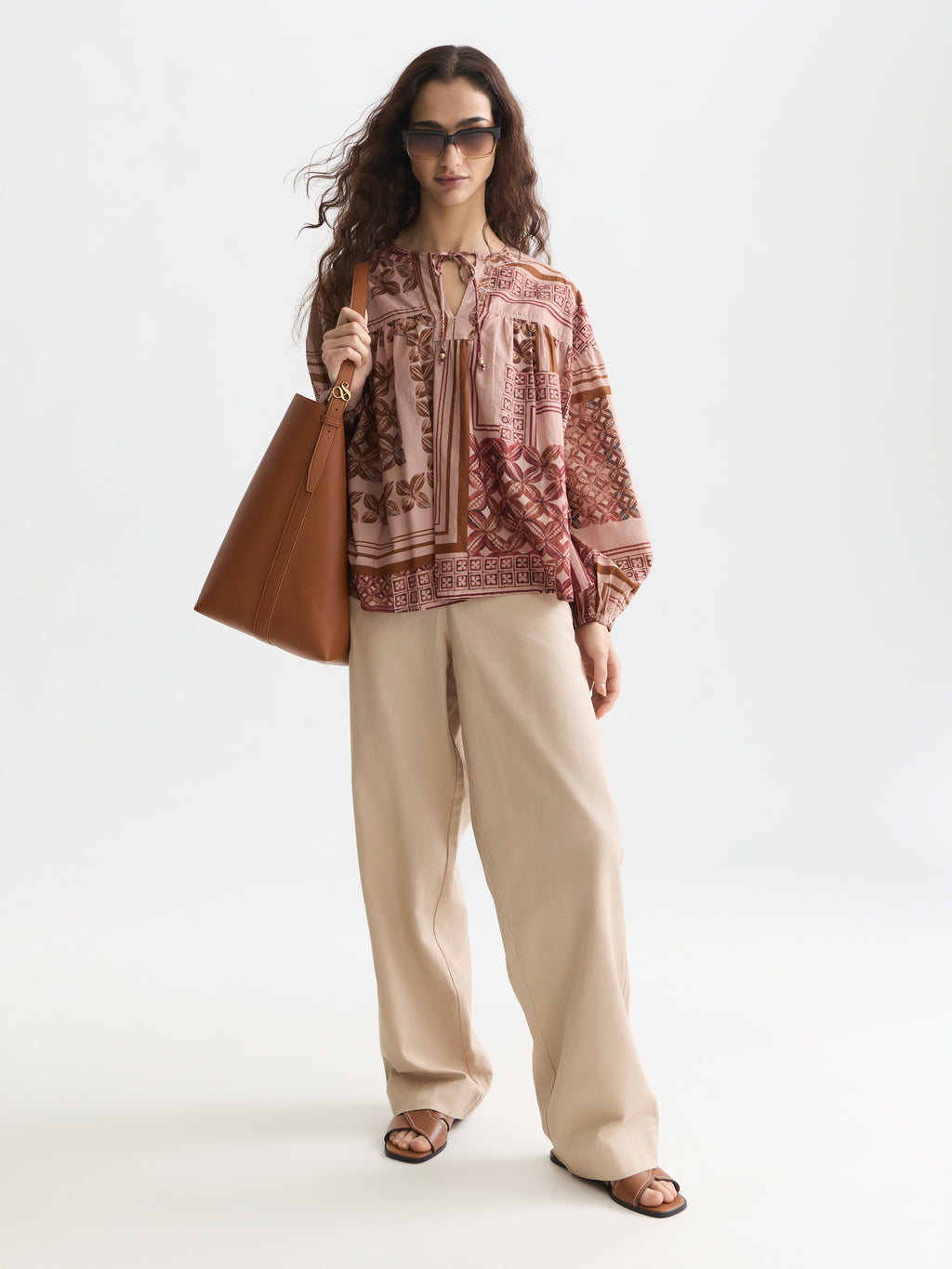 Blouses lange mouw roze Scotch & Soda