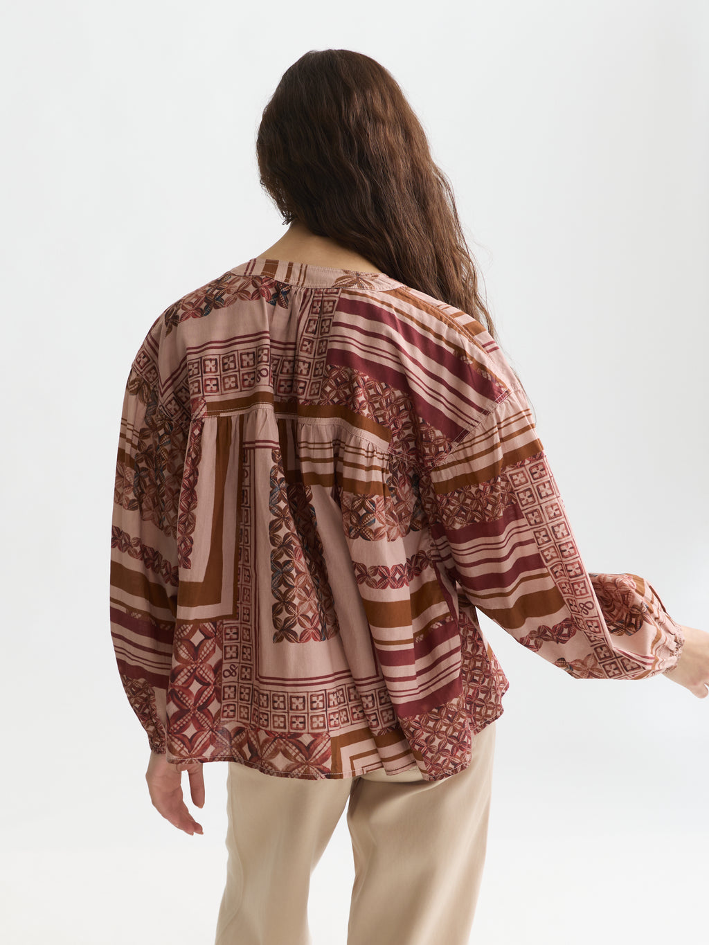 Blouses lange mouw roze Scotch & Soda