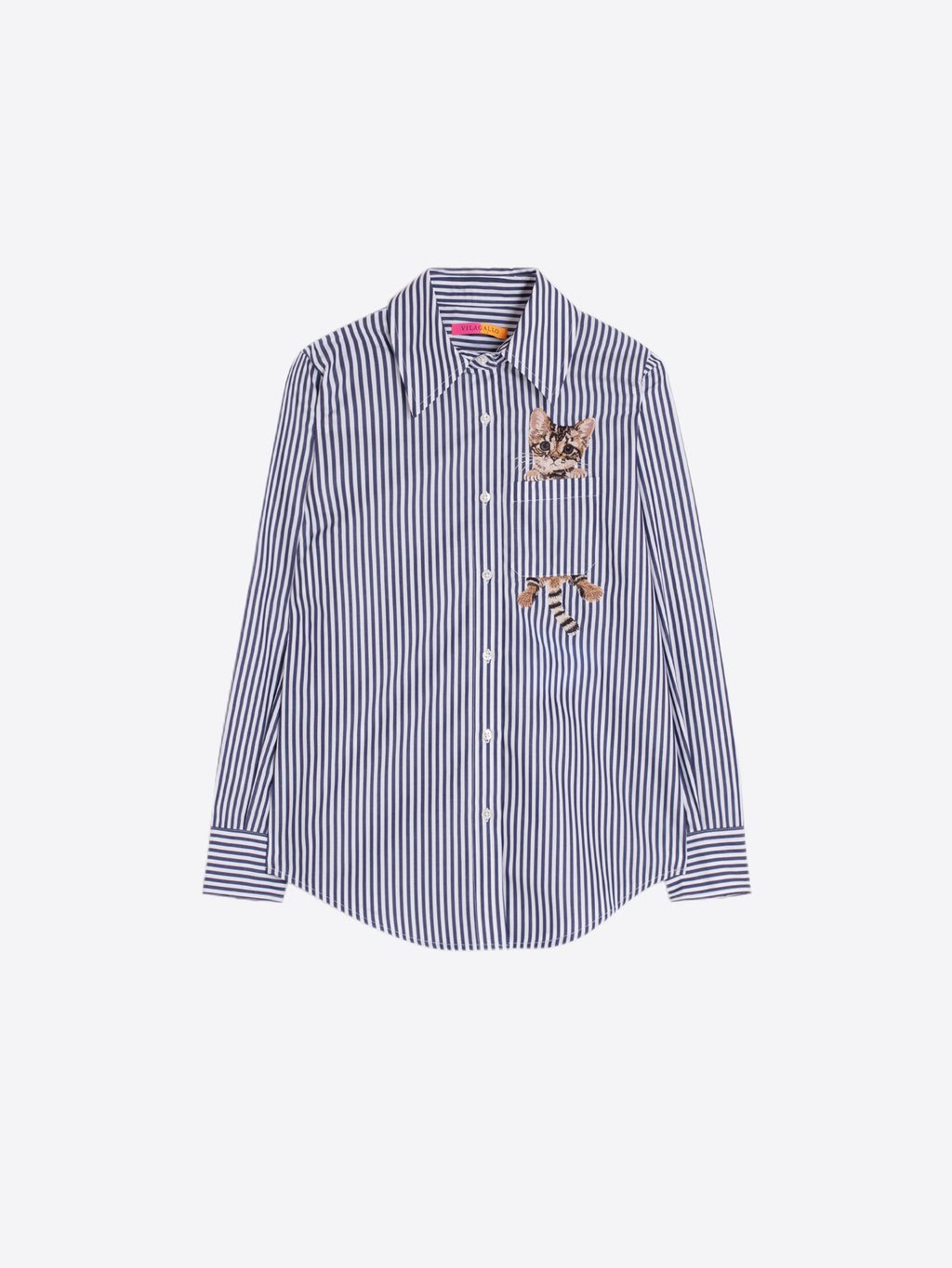 Blouses lange mouw navy Vilagallo