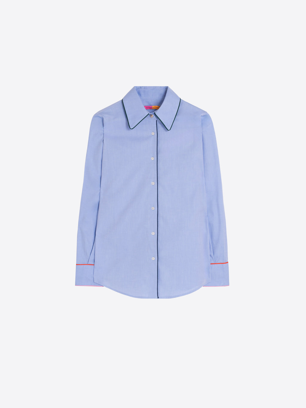 Blouses lange mouw blauw Vilagallo