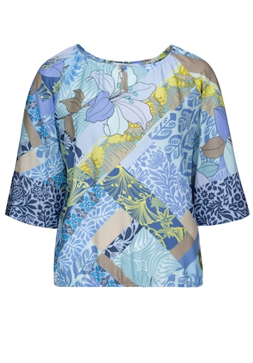 Blouses lange mouw blauw Bianca