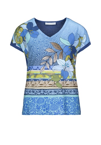 T-shirts korte mouw blauw Bianca