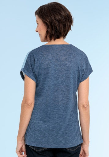 T-shirts korte mouw blauw Bianca