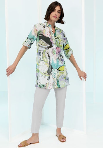 Blouses lange mouw groen Bianca