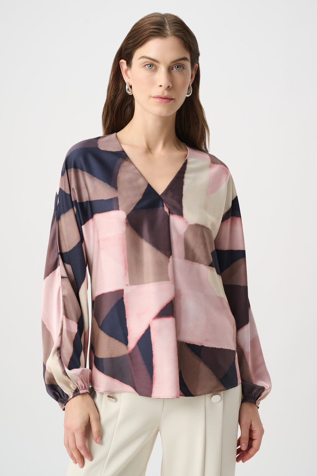 Blouses lange mouw multicolor Joseph Ribkoff