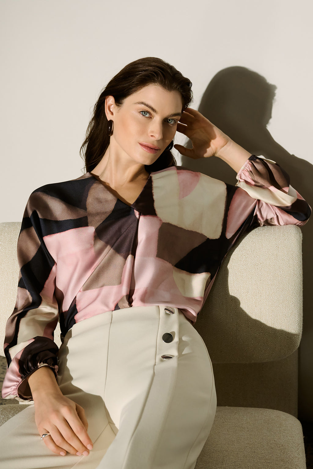 Blouses lange mouw multicolor Joseph Ribkoff