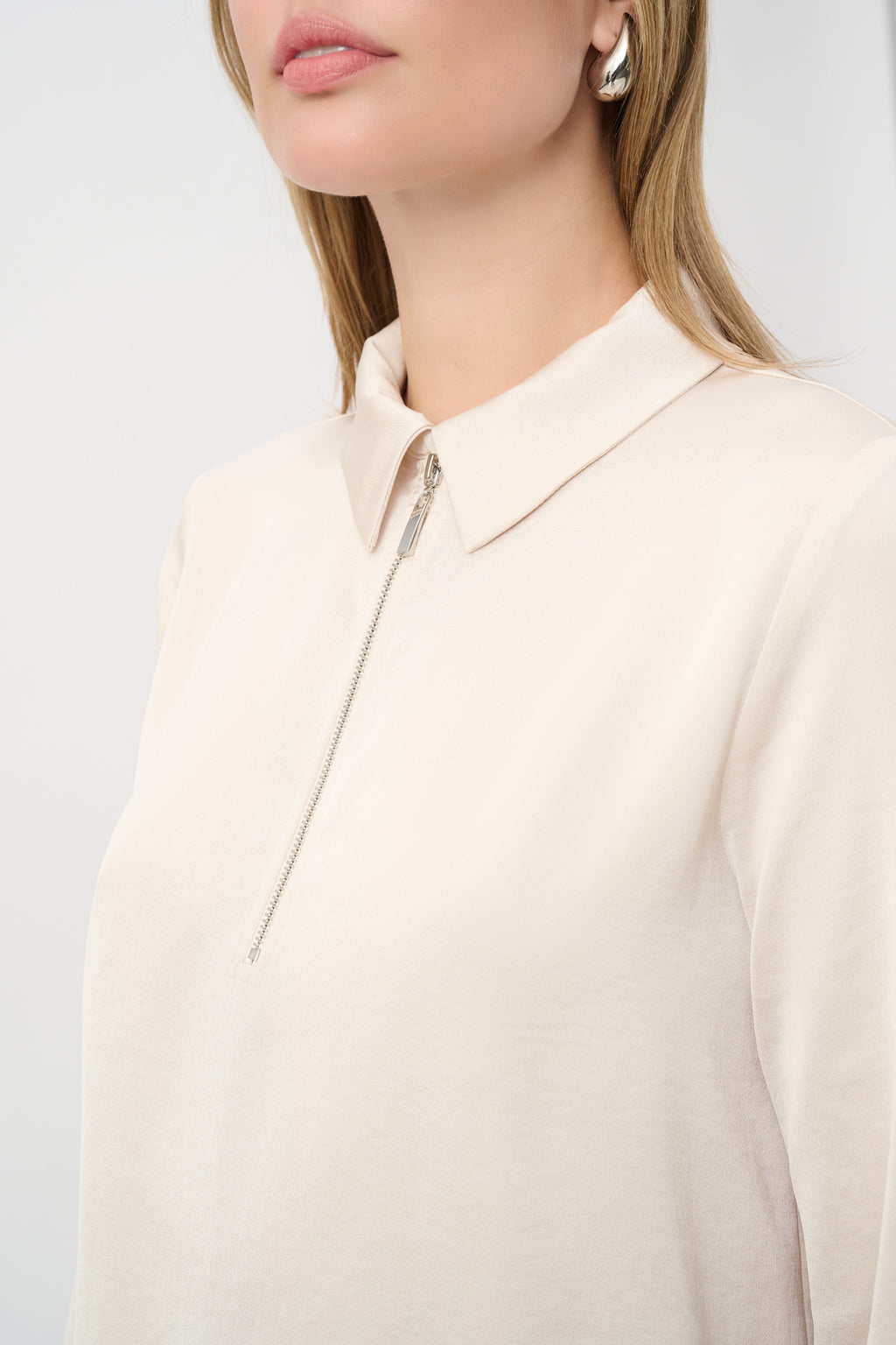 Blouses lange mouw beige Joseph Ribkoff