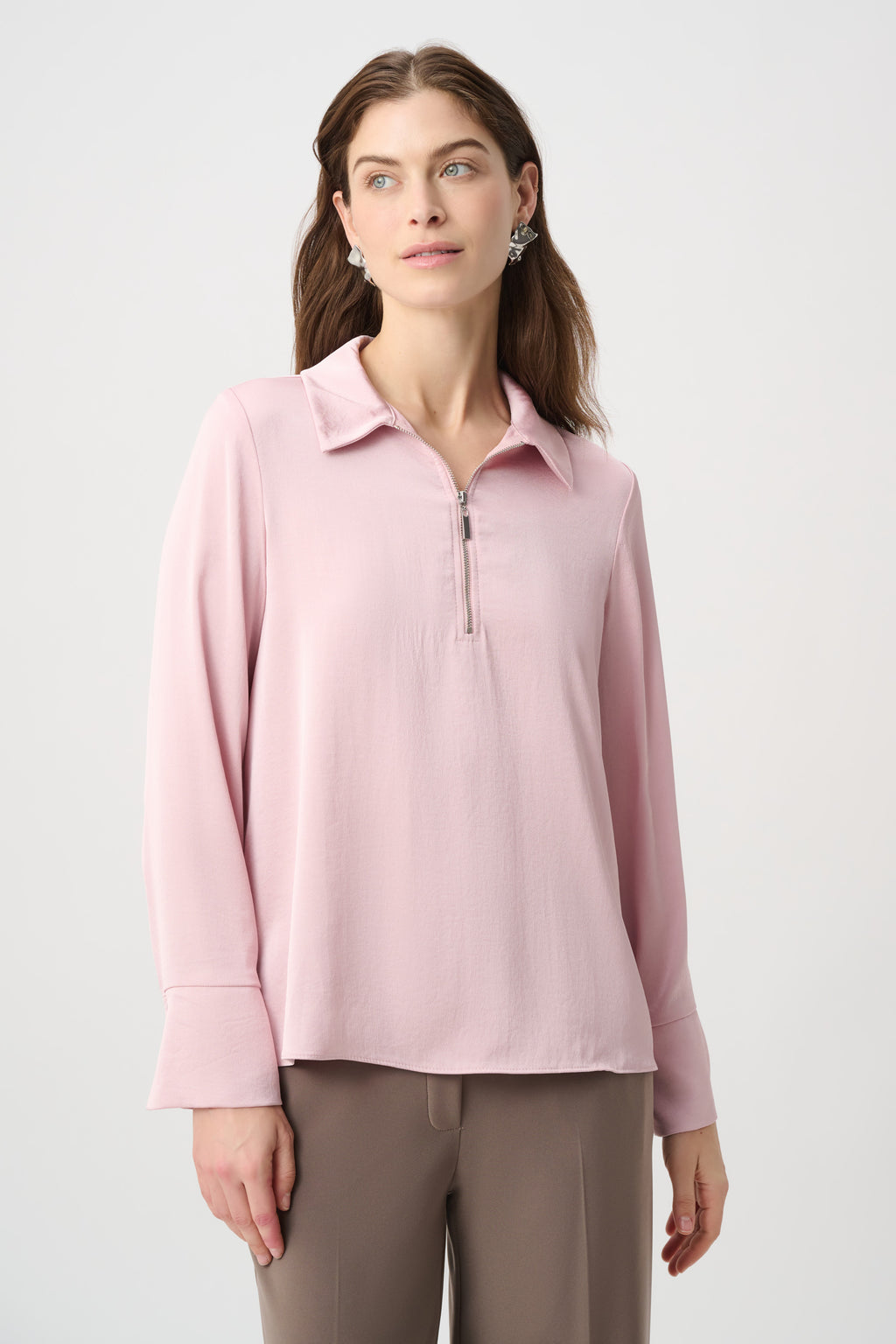 Blouses lange mouw roze Joseph Ribkoff