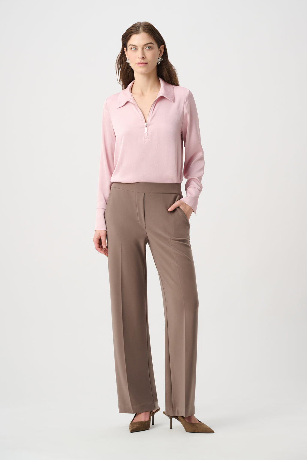 Blouses lange mouw roze Joseph Ribkoff