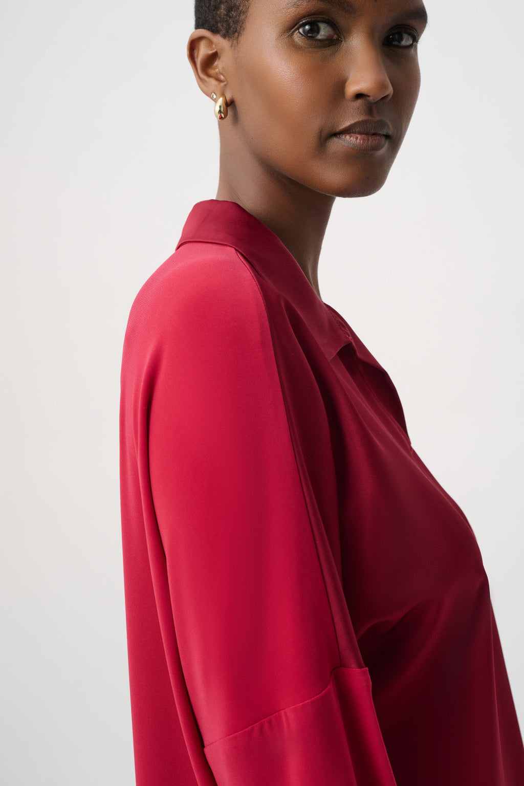 Blouses korte mouw rood Joseph Ribkoff