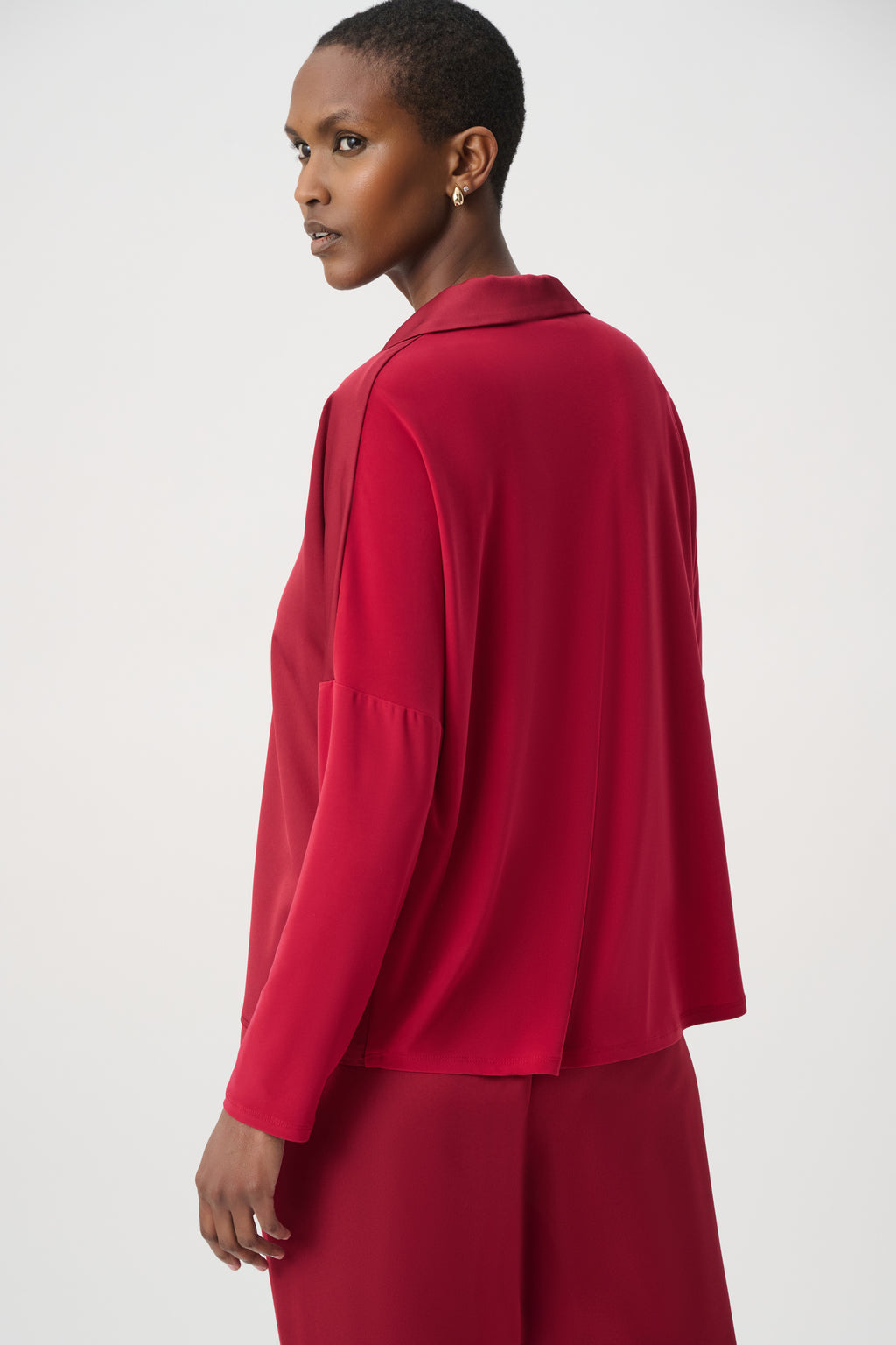 Blouses korte mouw rood Joseph Ribkoff
