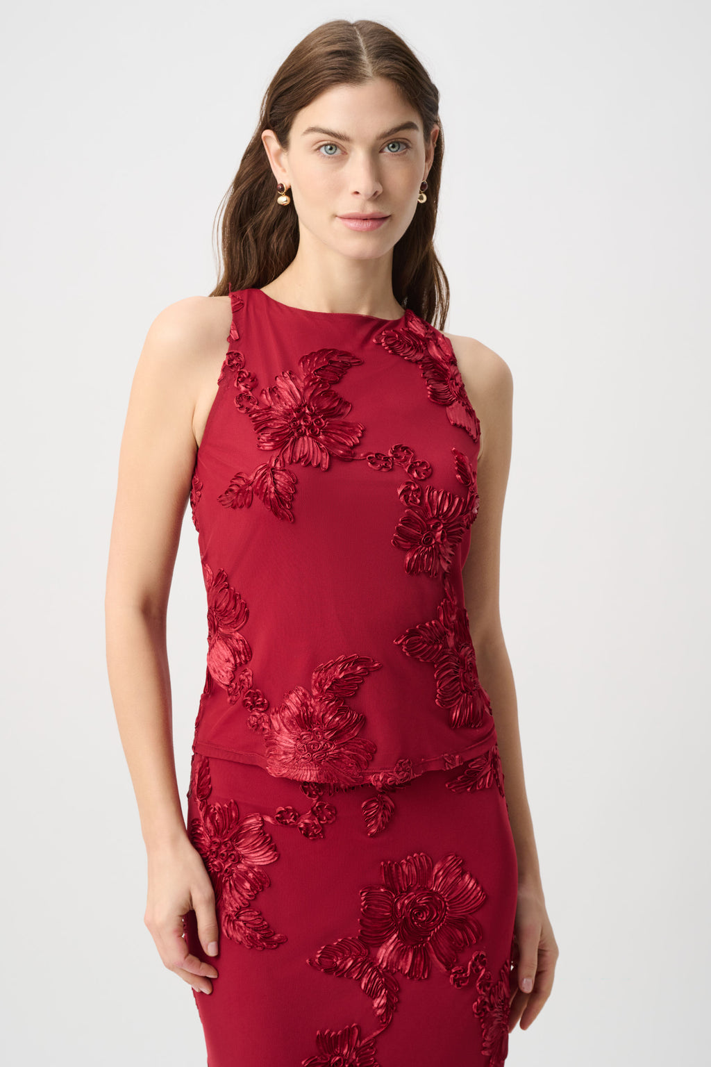 Tops rood Joseph Ribkoff