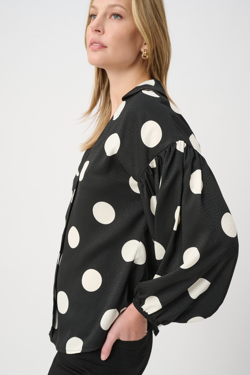 Blouses lange mouw zwart Joseph Ribkoff