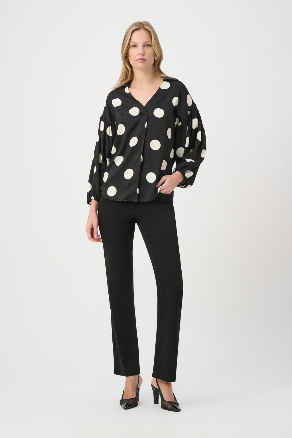 Blouses lange mouw zwart Joseph Ribkoff
