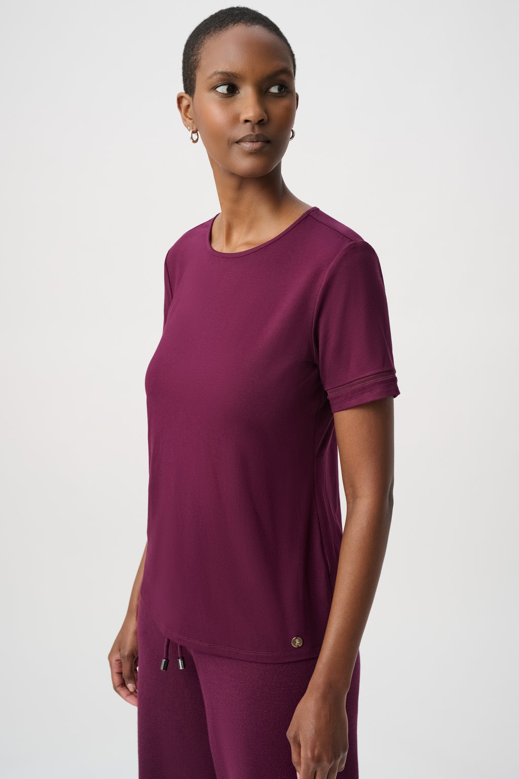 T-shirts korte mouw bordeaux Joseph Ribkoff