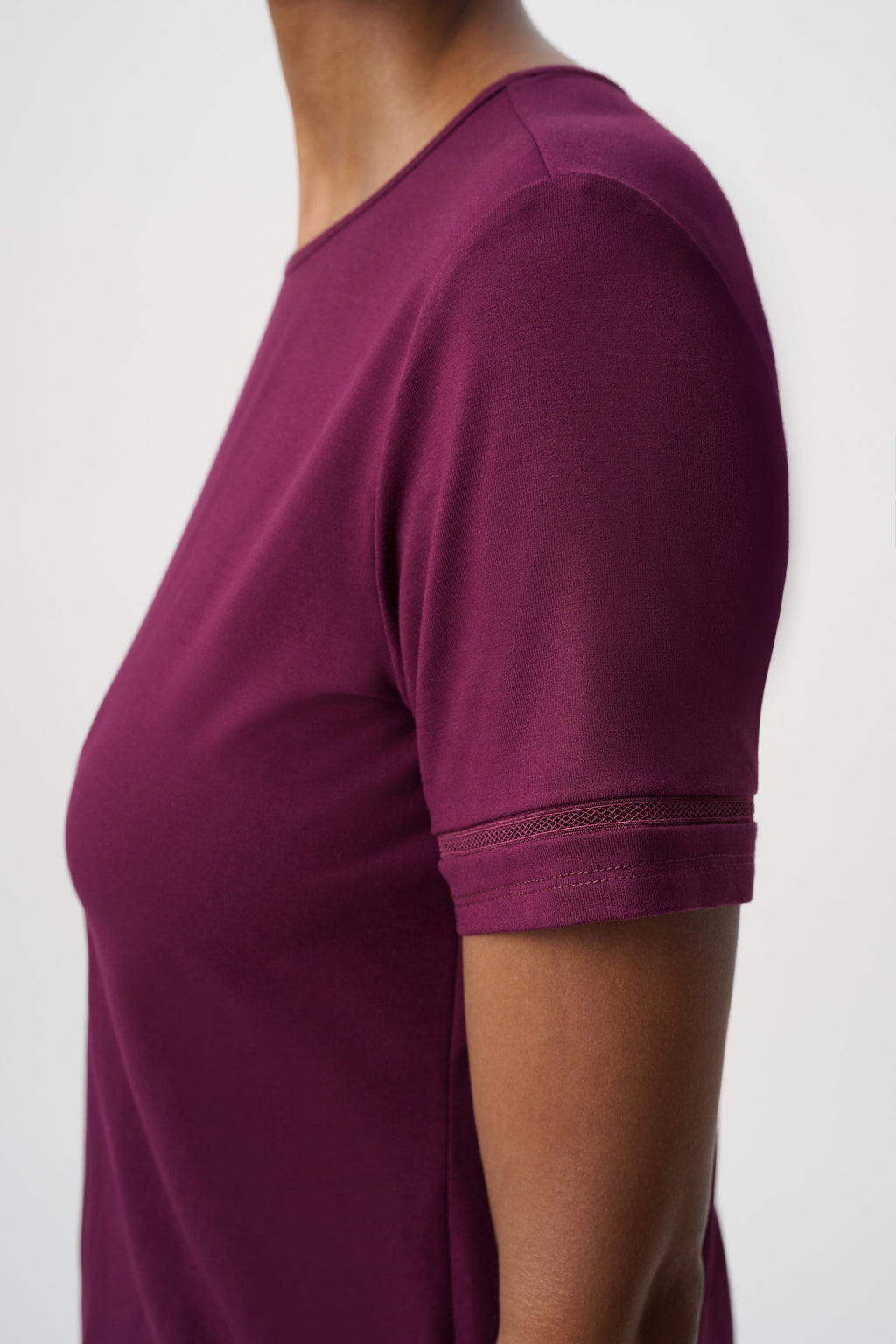 T-shirts korte mouw bordeaux Joseph Ribkoff