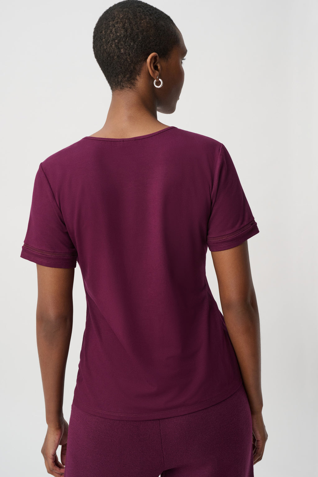 T-shirts korte mouw bordeaux Joseph Ribkoff