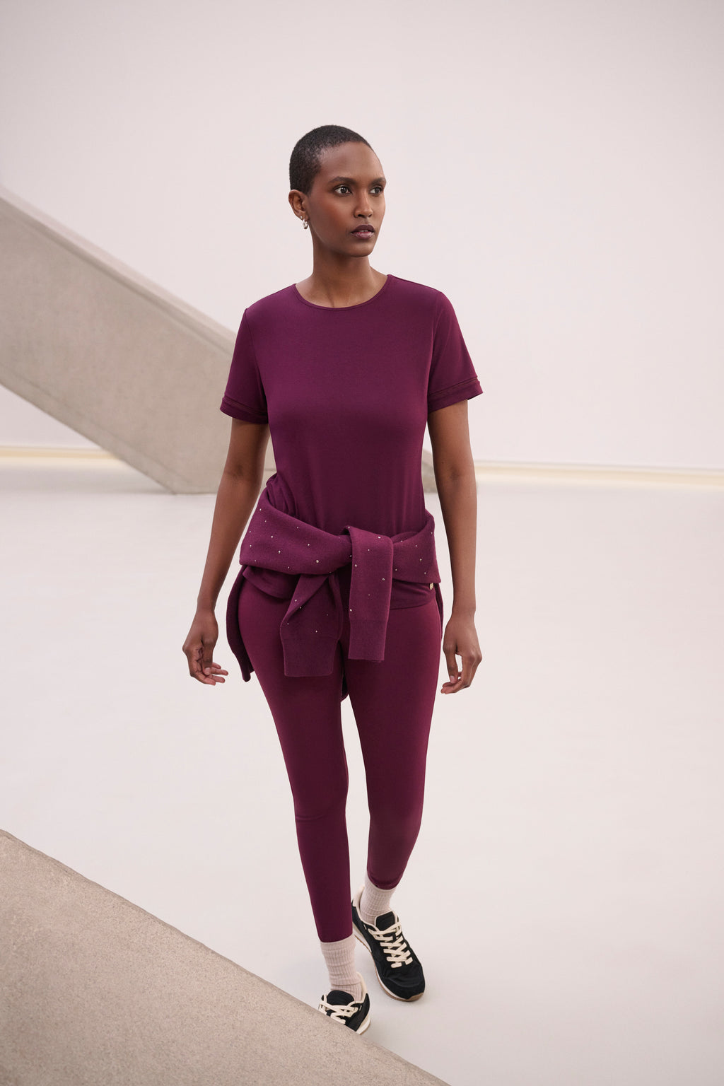 T-shirts korte mouw bordeaux Joseph Ribkoff