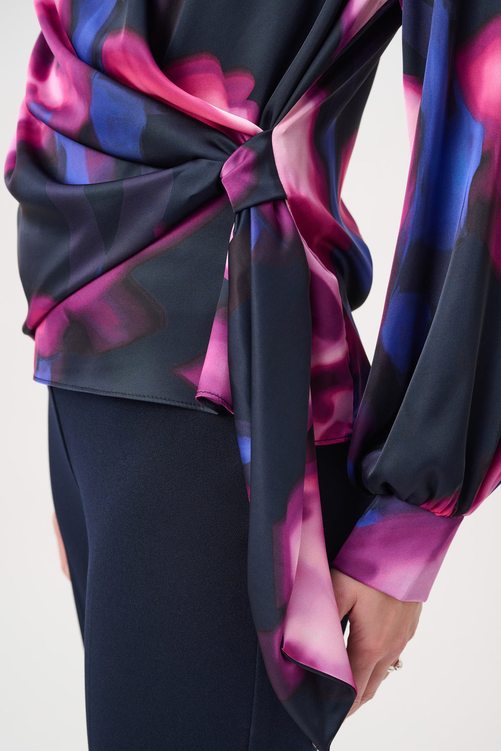 Blouses lange mouw blauw Joseph Ribkoff