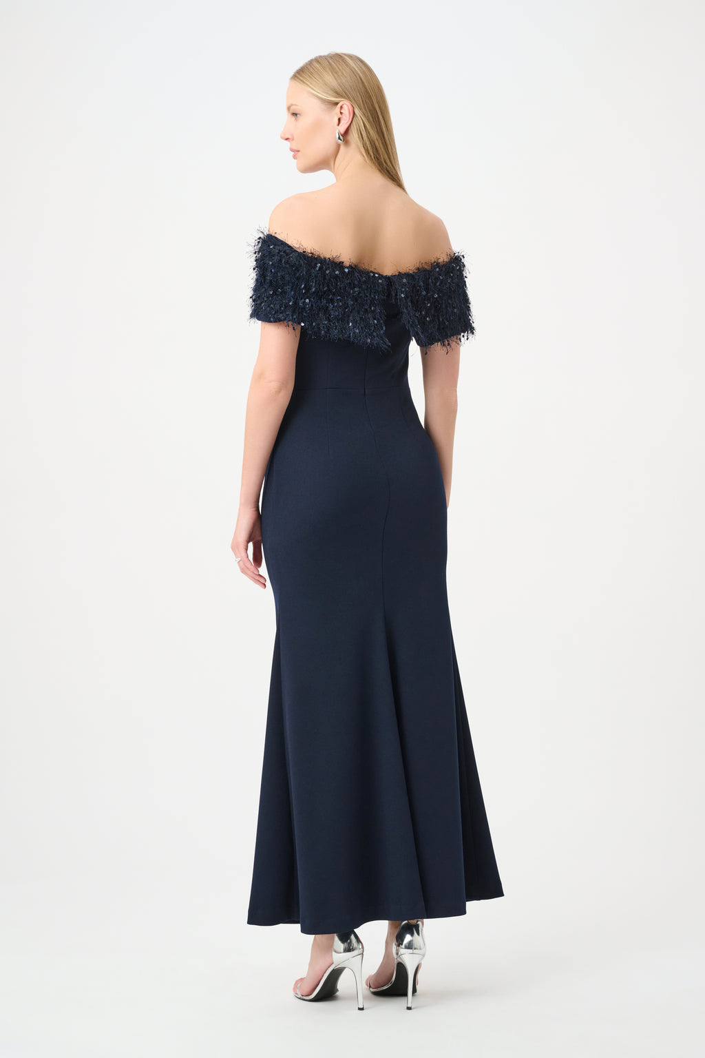 Jurken korte mouw navy Joseph Ribkoff
