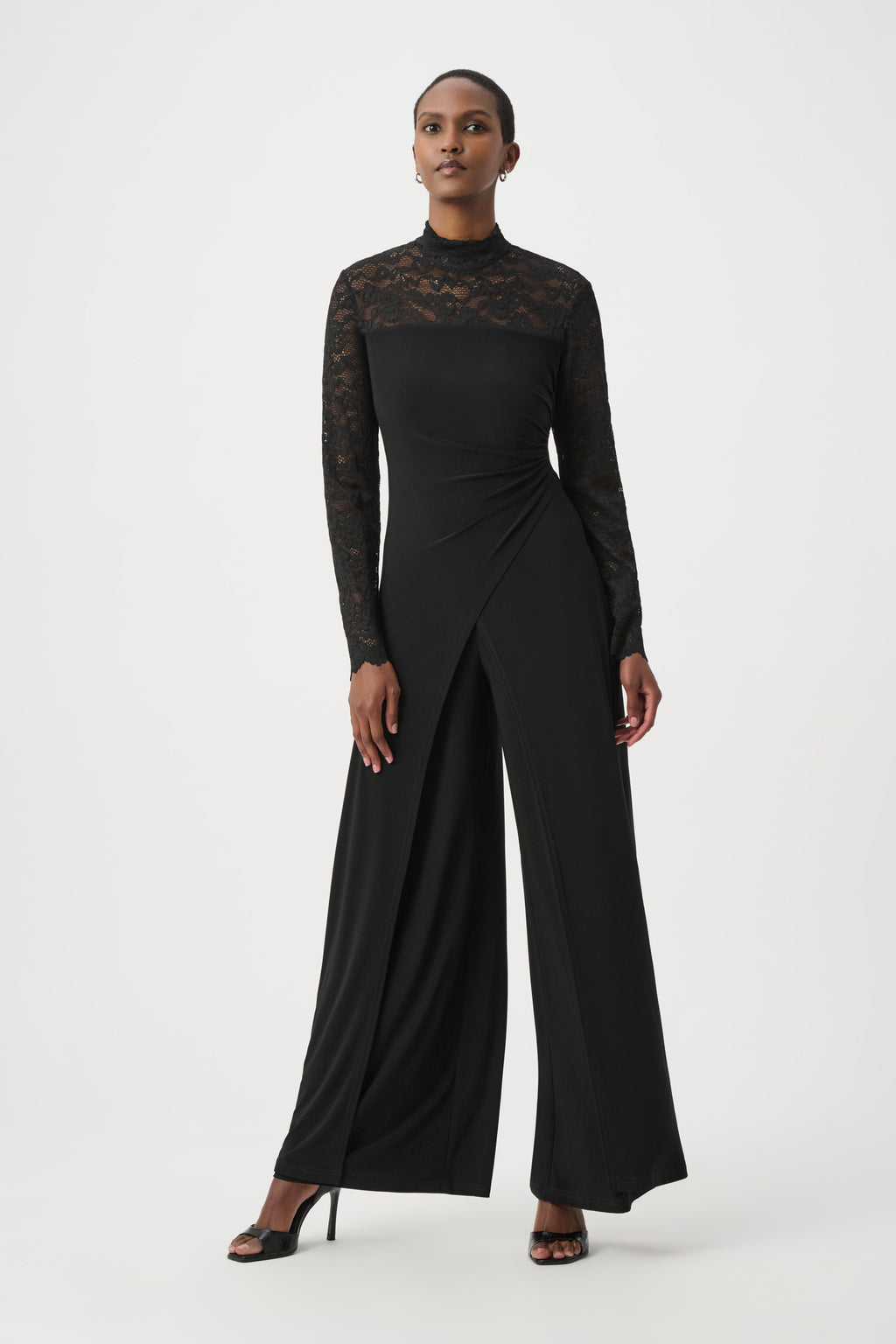 Jumpsuits lange mouw zwart Joseph Ribkoff