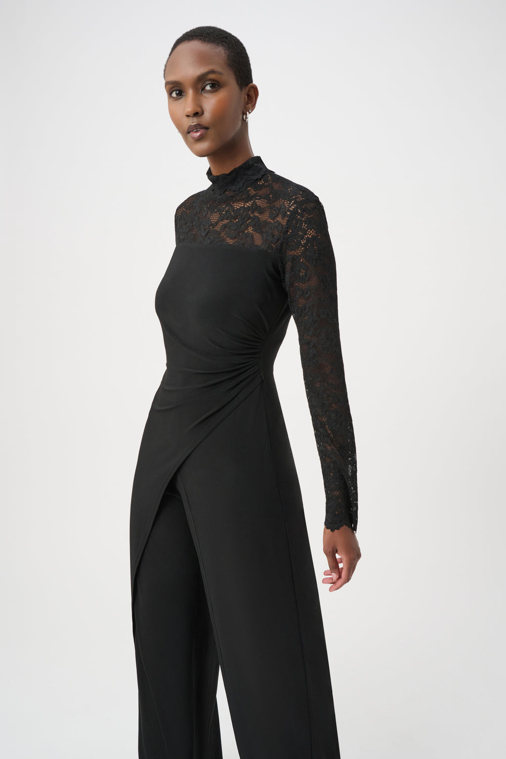 Jumpsuits lange mouw zwart Joseph Ribkoff