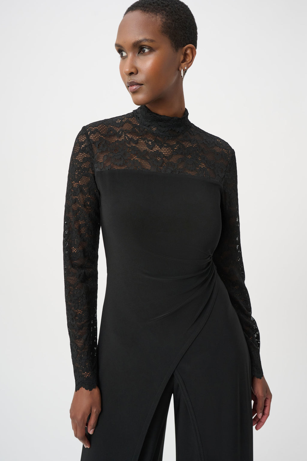 Jumpsuits lange mouw zwart Joseph Ribkoff