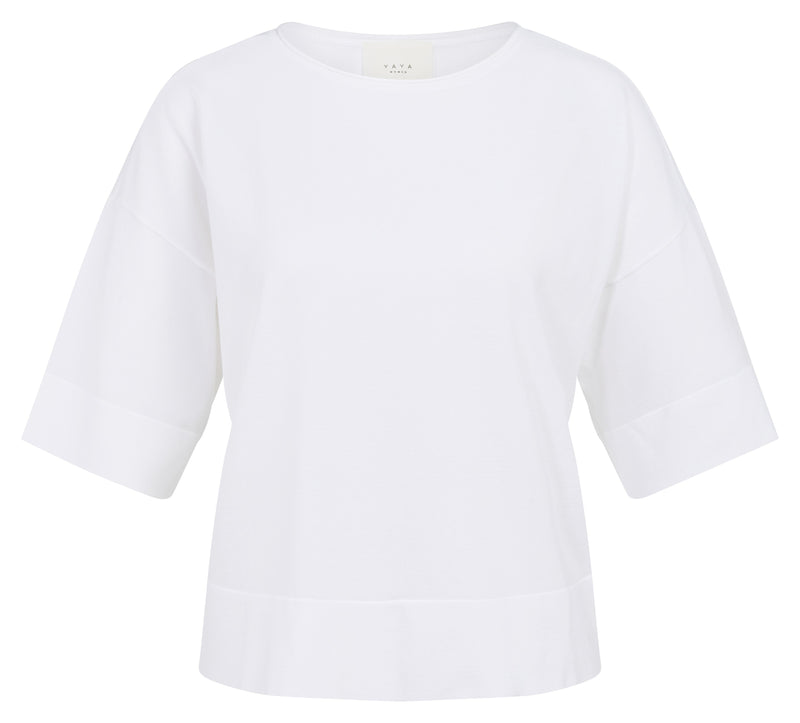 T-shirts korte mouw wit YAYA