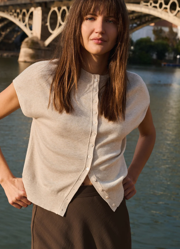 Cardigans beige YAYA