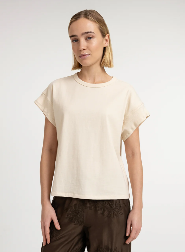 T-shirts korte mouw beige YAYA