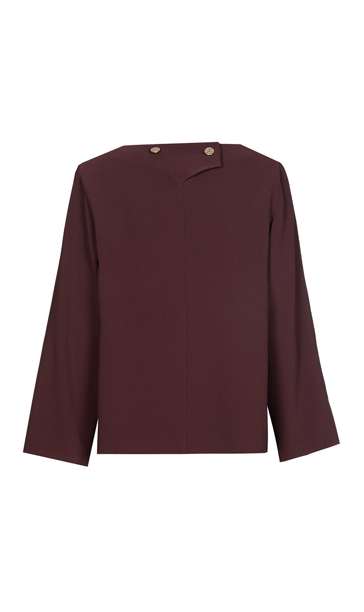 Blouses korte mouw blauw Xandres