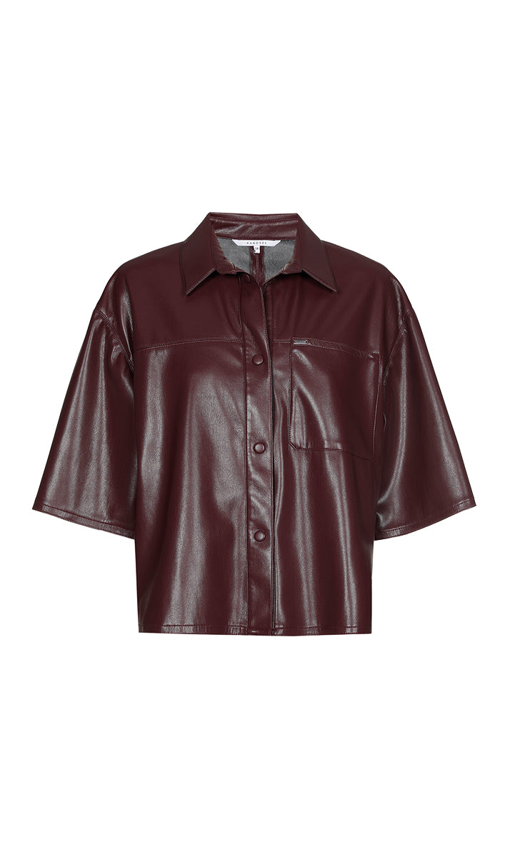 Blouses korte mouw blauw Xandres