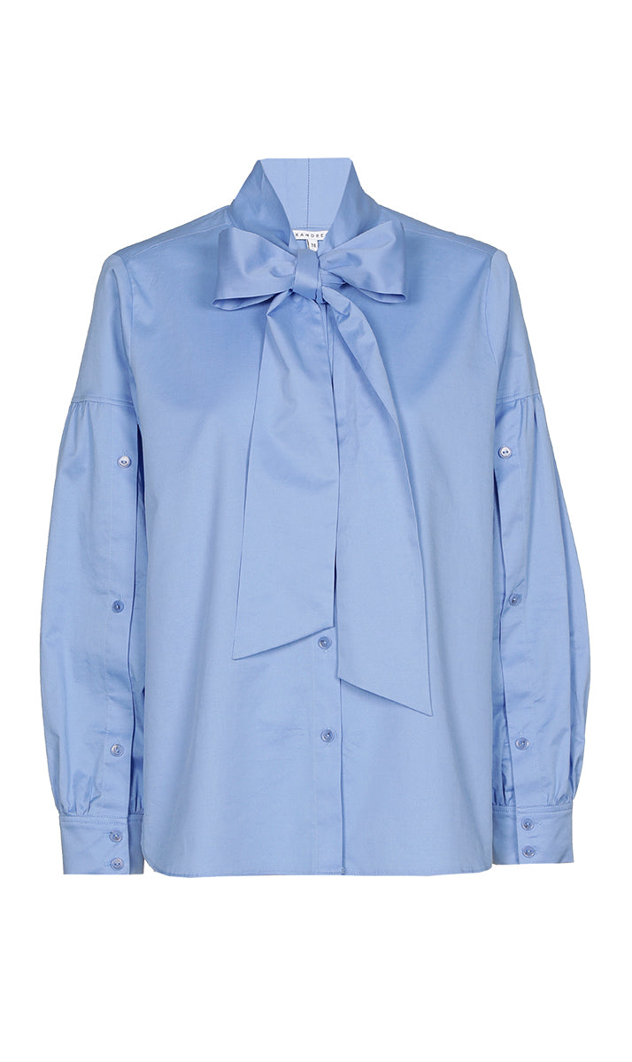 Blouses korte mouw blauw Xandres
