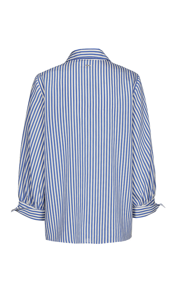 Blouses korte mouw blauw Xandres