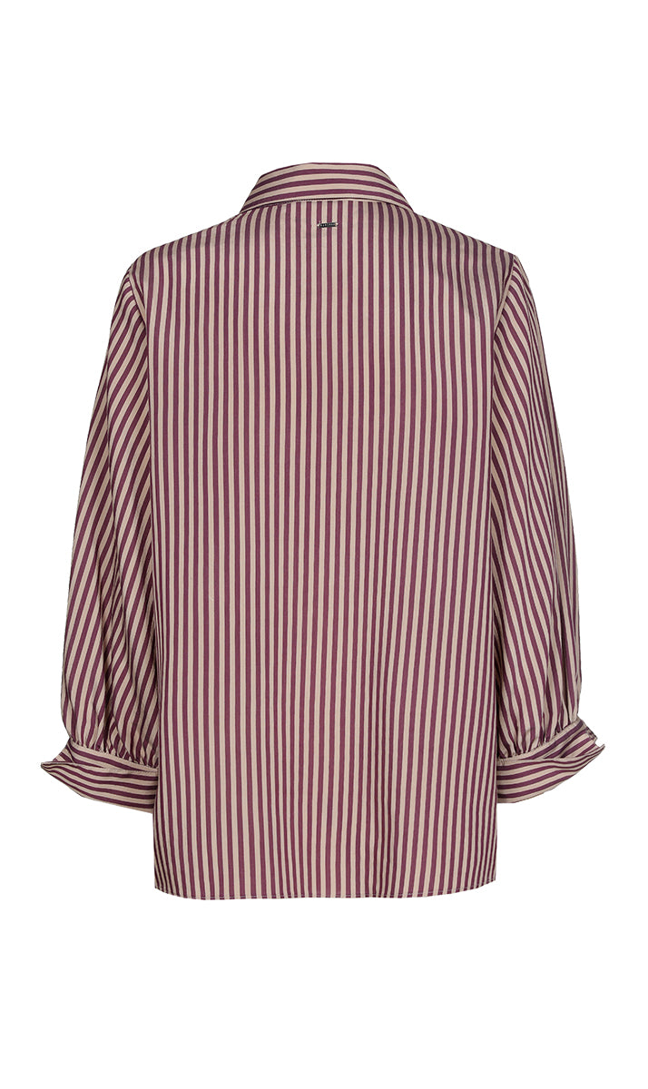 Blouses korte mouw bordeaux Xandres