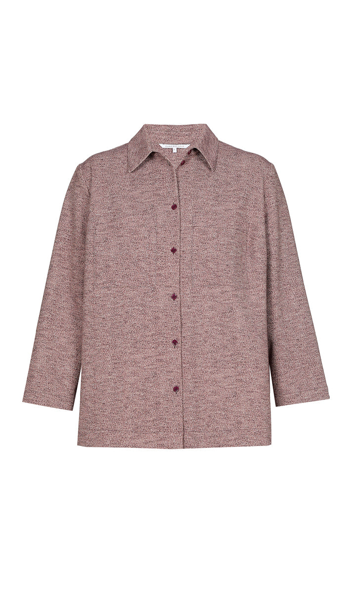 T-shirts korte mouw bordeaux Xandres Gold