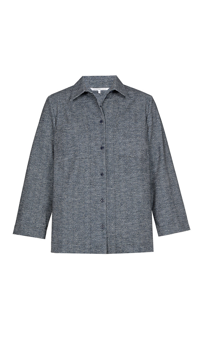 T-shirts korte mouw navy Xandres Gold
